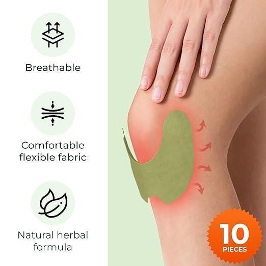 Knee Pain Relief Patches Self Heating Pads (Pack of 10, 20, 30)