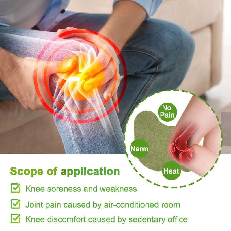 Knee Pain Relief Patches Self Heating Pads (Pack of 10, 20, 30)